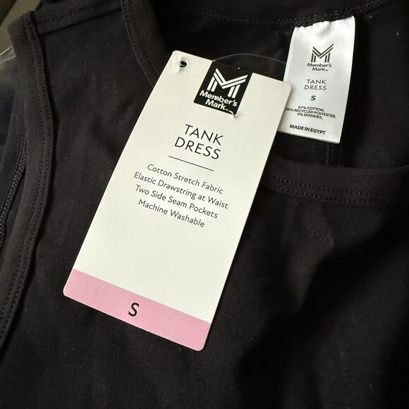 Member's Mark Ladies Tank Dress Size Medium Black - Picture 7 of 7